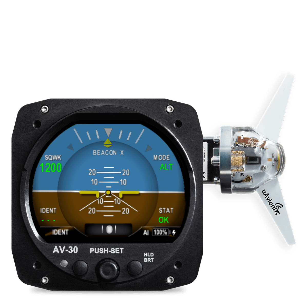 uAvionix tailbeaconX TSO + AV-30-C