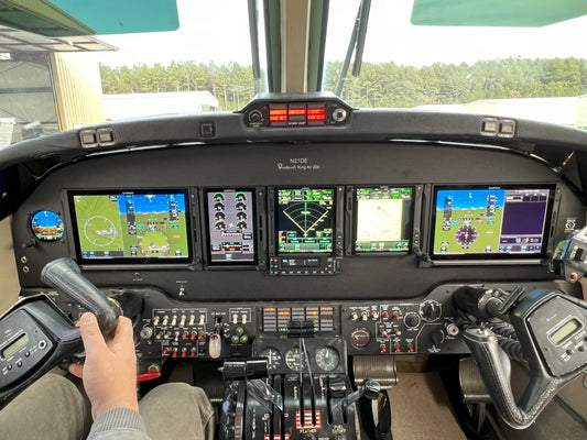 Oasis Aviation gives Beechcraft King Air B200 complete Garmin facelift